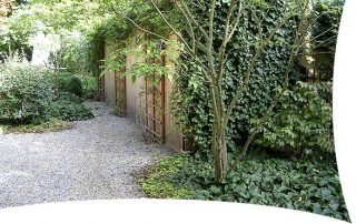 Privatgarten in München-Pasing