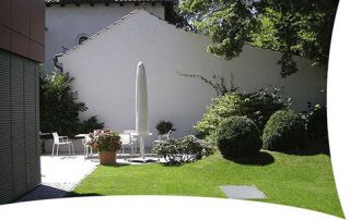 Privatgarten in München-Schwabing